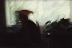 Too blurry to see it.